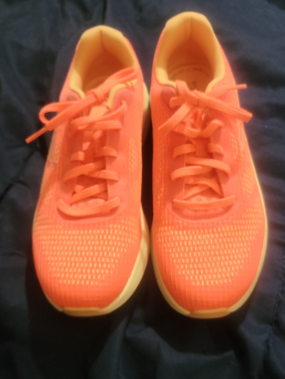 Skechers Women’s Bright Coral Lace-Up Athletic Sneakers
